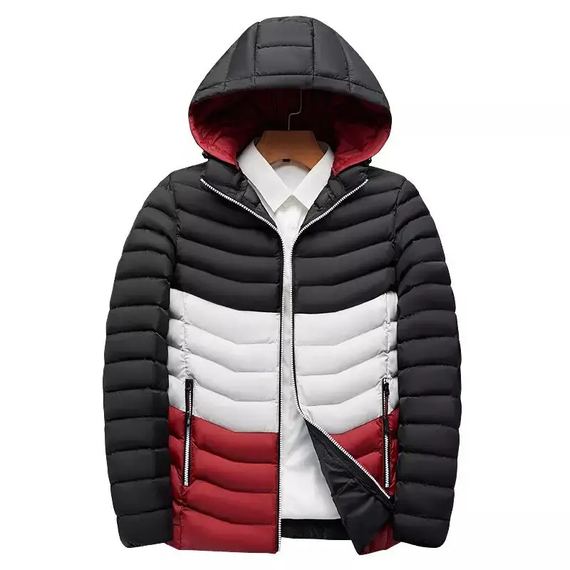 Autumn and winter men's standing collar cotton-padded coat plus size jacket plus thick coat new model jacket