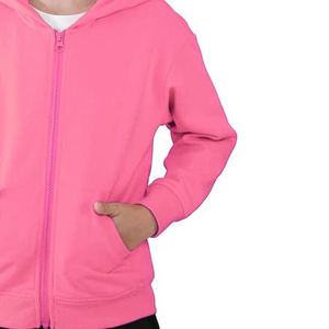 Haute qualité personnalisé poids lourd surdimensionné français éponge enfants fermeture éclair sweats à capuche Streetwear coton haute qualité impression à capuche mode - Product Image 3