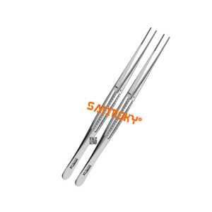 คีมจับเนื้อเยื่อแบบไม่ทำให้เกิดการบาดเจ็บ Satinsky รุ่น SSE-11131156 ขนาด 24 ซม. เครื่องมือผ่าตัดขนาดเล็ก ทำจากสแตนเลสสตีล ใช้งานด้วยมือ ได้รับการรับรองมาตรฐาน CE - Product Image 3