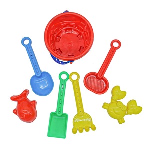 Juego de juguetes de playa de plástico OEM/ODM al por mayor, surtido de palas, rastrillos, cubos y moldes de animales para niños, diversión de verano - Product Image 4
