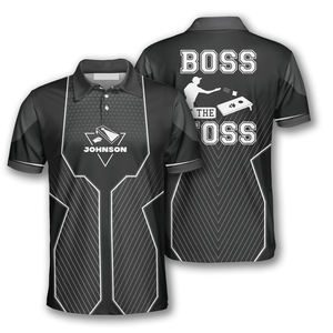 Sublimación personalizada Cornhole Polos Jerseys Cornhole Camisas para el equipo Diseño Logo Polo Cornholes Camisa - Product Image 5