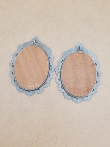 Chic argent ovale Design cadre élégant décoratif porte-Photo affichage de Table pour la décoration intérieure bureau événement cadeau de mariage - Product Image 2