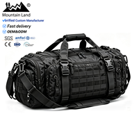Sac de voyage tactique 60L en Oxford 600D grande capacité, sac de sport MOLLE étanche pour activités de plein air, sac à bandoulière OEM