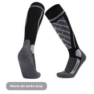 Breathable Non-shedding Solid-Color Men's <b>No</b> <b>Show</b> Sports Socks Wool/Acrylic Quick Dry Thin Winter Outdoor Sweat 10 Pairs - Product Image 4