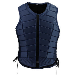 Precio barato Nueva llegada Colores sólidos Equitación Chaleco DE SEGURIDAD Ajustable Antideslizante Cuerpo Protector Unisex Equipo ecuestre - Product Image 4
