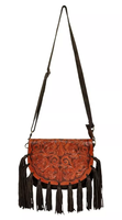 100% sac à bandoulière à la mode de luxe en cuir véritable pour femmes style vintage avec doublure en coton d'Inde