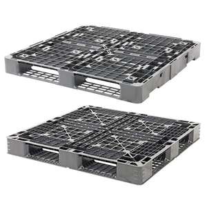 Palettes en plastique pour entrepôts de distribution avec conception optimisée pour la manutention par chariot élévateur et transpalette - Product Image 1