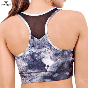 High Quality Top Quality Fitness Yoga Sports Bra Top Fitness Wholesale Customized Made <b>Women</b> Sports Bra - Product Image 3