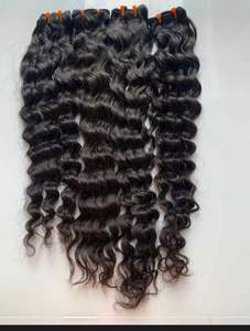 Proveedor de envío directo suave birmano rizado doble dibujado cabello humano virgen crudo vietnamita un donante paquetes - Product Image 4