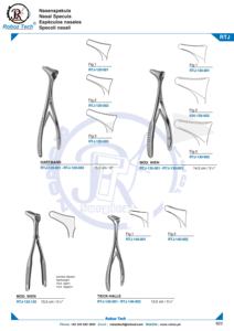 FIG. 1 Spéculum Nasal Hartman 15 cm en Acier Inoxydable de Haute Qualité Certifié CE Personnalisé Chirurgical Rhinologie RTJ-120-001 - Product Image 2
