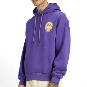Custom Logo Print <b>Men</b> Hoodie Soft Fleece <b>Pullover</b> With Adjustable Drawstring And Relaxed Fit <b>For</b> Daily Streetwear Wear - Product Image 2