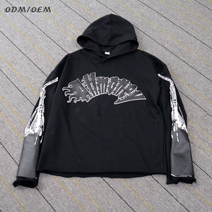 ชุดกีฬามีฮู้ดและกางเกงขายาวสำหรับคุณแม่ชุดวิ่ง2ชิ้นสำหรับคุณแม่ชุดออกกำลังกายพิมพ์ลายพัฟโลโก้ได้ตามต้องการ - Product Image 3