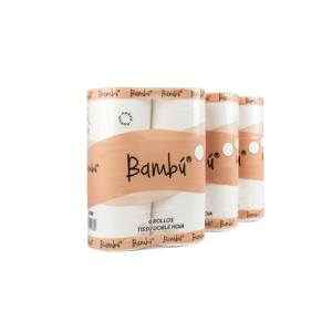 Rouleau de papier toilette gaufré domestique 60m 6 pièces B2B - Product Image 4