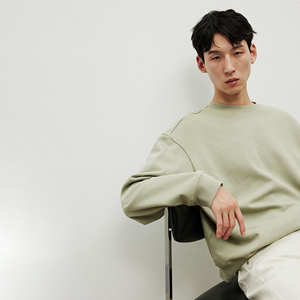 Vente en gros de sweats à capuche surdimensionnés en molleton lourd 360g, personnalisés, unisexes, en coton/polyester, tricotés, de haute qualité - Product Image 4