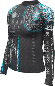 OEM Rash Guard Femmes Sublimation Imprimé Spandex Rash Guard Gym Rashguard Compression Shirts MMA Rash Vest - Product Image 5