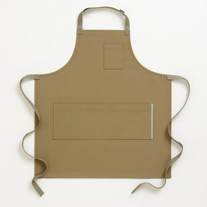 Delantal de Lona Simple sin Mangas con Cintura Ajustable y Bolsillos, Ecológico y Resistente al Agua para Cocinar y Uso Diario - Product Image 1