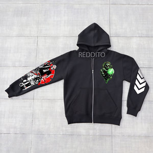 Best Quality Custom Men <b>Zip</b> <b>up</b> <b>Hoodie</b> Heavyweight 500 Gsm Fabric Designer Fleece With Embroidery <b>Full</b> <b>Zip</b> <b>up</b> Hoodies for Boys - Product Image 1
