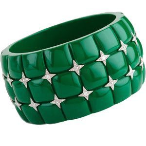 MOTIFS Bijoux Résine Acrylique Bracelet Bracelet Exagéré Éblouissant Multicolore Large Irrégulier Carré Acrylique Bracelets Pour - Product Image 2