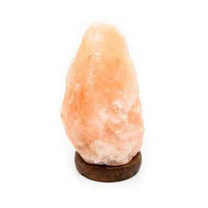 Lámpara de Sal del Himalaya de Cristal Natural 100% Disponible, Estilo Feng Shui, Tallada en Rosa con Interruptor de Intensidad - Product Image 2