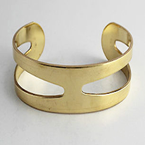 1940 California Green Floral New Year Brown Antiqued Greek Matt Lightweight Bracelet Floral <b>Indian</b> Brass <b>Bangle</b> Artisan Jewelry - Product Image 5