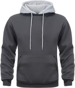2025 hombres Casual moda Joker sublimación pulóver Sudadera con capucha mejor calidad divertido de gran tamaño transpirable diseño sólido patrón OEM - Product Image 1