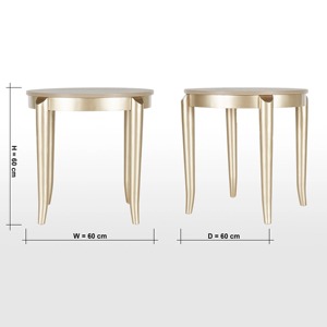 Table d'appoint moderne en verre de forme carrée avec base en métal, parfaite pour le salon, le café, le bureau et les espaces élégants de l'Inde - Product Image 5