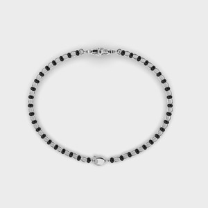 Eterna Flower Diamond <b>Bracelet</b> in <b>Solid</b> 925 Sterling <b>Silver</b> - Product Image 2