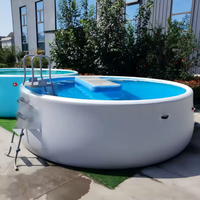 Piscine hors sol d'été portable en PVC, piscine gonflable, spa, piscine pour la famille