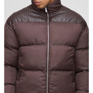 Vente en gros Veste matelassée pour homme Manteau matelassé chaud d'hiver Veste matelassée en duvet d'extérieur - Product Image 6