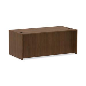 Alera VA217236WA Mueble de recepción recto de la serie Valencia de 71 pulgadas. X 35.5 Pulgadas X 29.63 Pulgadas Muebles de Oficina Modernos y Duraderos de Madera de Nogal - Product Image 4