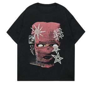 เสื้อยืดพิมพ์ลายดิจิทัลผู้ชายสไตล์ล่าสุด ผ้าโพลีเอสเตอร์/คอตตอนน้ำหนักเบา สวมใส่สบาย ไม่ยับ ทรงปกติ พิมพ์ลายด้านหน้า - Product Image 1