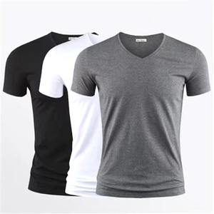 T-shirt respirant en coton biologique pour hommes Nouveau T-shirts à manches courtes personnalisés T-shirts pour hommes Vente en gros de haute qualité T-shirts unis - Product Image 2