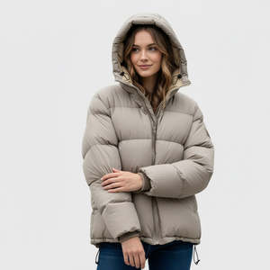 Chaquetas Acolchadas Urban Frost para Mujer, de Primera Calidad, Transpirables, Elegantes, Cálidas para Invierno 2026, con Relleno de Algodón, Cierre de Cremallera, Abrigo Tipo Burbuja - Product Image 1