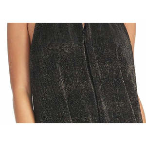 Top Halter para Mujer Rachel Roy, Talla X-Large, en Negro Metálico, Silueta Recta - Product Image 3