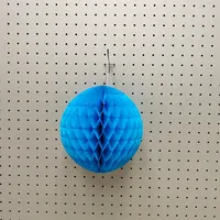 Boule en papier de soie nid d'abeille irisée en forme de cœur, 20 cm de hauteur, imprimée en quadrichromie, modèle CE-2P062, pour décorations de mariage