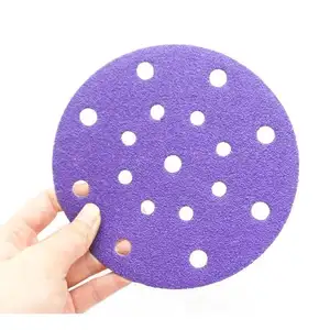 Hook And Loop Abrasive Factory Price 5 Inch 125mm Sanding Discs For Grinding