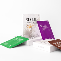 [NUCLID] Cosmétiques Coréens Soin de la Peau – Lot de Masques Énergisants (9 pièces) – Masque Facial Hydratant Végétalien en Tencel avec Acide Hyaluronique