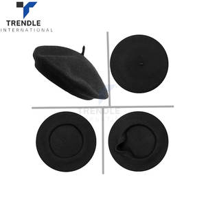 Béret français pour femme, personnalisable, couleur unie, style artiste décontracté, béret en toile, toutes saisons, bonnet chaud, accessoire de mode pour - Product Image 2