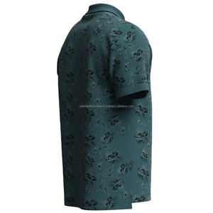 Camiseta de Jersey a Cuadros para Hombre, Casual, Transpirable, Tallas Grandes, Sublimación, Diseño de Logotipo Personalizable, Característica Comprimida - Product Image 4