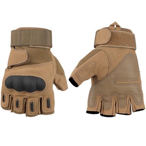Gants tactiques de protection pour les doigts, sans doigts, pour l'entraînement en plein air, pour hommes, vente en gros - Product Image 5