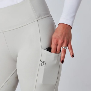Leggings de Equitación para Mujer, Hechos a Medida, Ropa Ecuestre, Mallas con Asiento de Silicona Completo, Pantalones de Montar con Bolsillo Lateral - Product Image 4