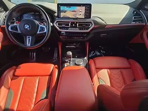 กล่องเกียร์อัตโนมัติแบบแฮทช์แบค2022 BMW X-4 M ไฟภายในเป็นเบาะหนังด้านหลังกล้อง ACC R20 R18