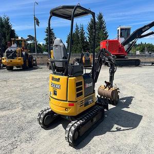 Compre la mini excavadora John Deeree 17G, entrega rápida, núcleo de motor fuerte, máquina excavadora de orugas de granja de calidad superior a precio competitivo - Product Image 1