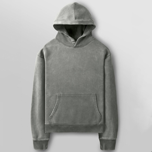 Suave forro polar cálido manga larga HoodieTrendy estilo urbano OutfitCómodo mezcla de algodón prendas de vestir exteriores - Product Image 2