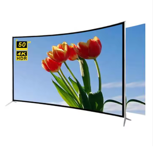 NOUVEAU Téléviseur intelligent LED 4K Ultra HD 50 pouces Écran incurvé Android Haut-parleur intégré Mode jeu - Product Image 1