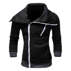 Stylish <b>Men's</b> Hoodies Fashion Side Zip Casual Regular Fit Sports <b>Jacket</b> Clothing Winter Breathable Embroidered 100% Cotton - Product Image 2