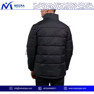 Veste d'hiver chaude pour hommes, manteau à capuche à col montant, coupe-vent, imperméable, pour la mode décontractée, la randonnée en plein air, le camping, parka - Product Image 4