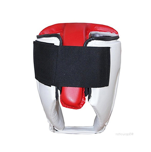 Protège-tête de boxe en cuir de vachette véritable Casques de boxe Taekwondo OEM Service Protector MMA Karate Muay Thai Kick - Product Image 3