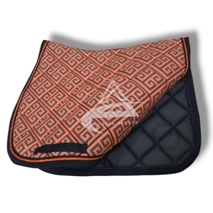 <b>Top</b> Selling Horse Saddle Pad <b>Italian</b> Design Pure Soft Foam Full Size Comfortable Riding with Mesh Lining Saddle Pad - Product Image 4