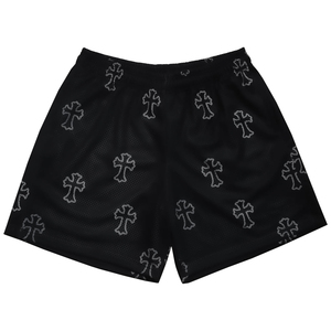 Pantalones cortos de sublimación con estampado de moda de verano, pantalones cortos de malla para hombre, pantalones cortos con cintura elástica, 100% poliéster - Product Image 1
